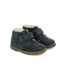 TC 2 EASY FUR - VELOURS - BLEU GRIS TARTINE ET CHOCOLAT SOULIERS