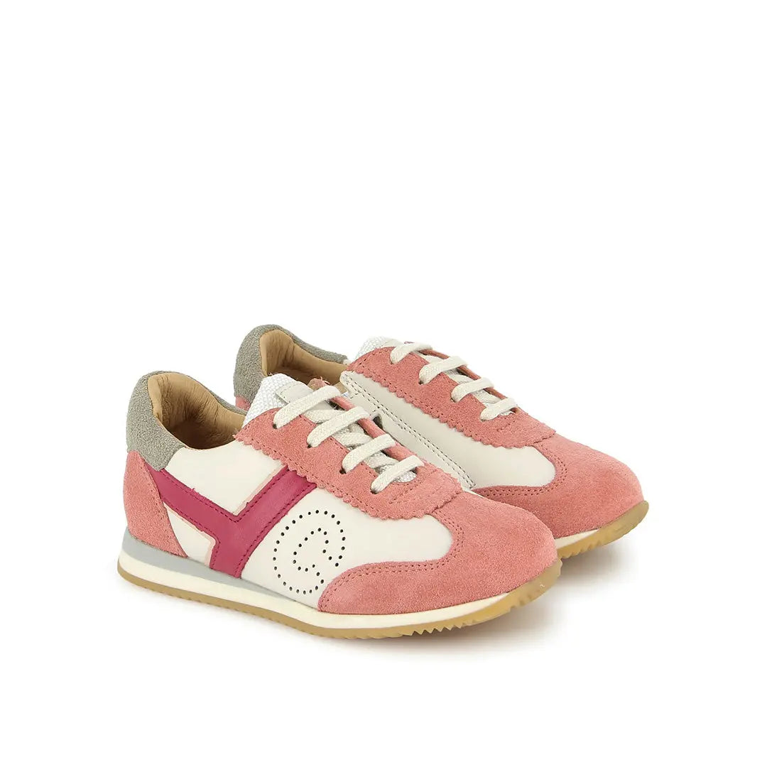 TC 77 - NAPPA-VELOURS - VIEUX ROSE-CREMA - F TARTINE ET CHOCOLAT SOULIERS