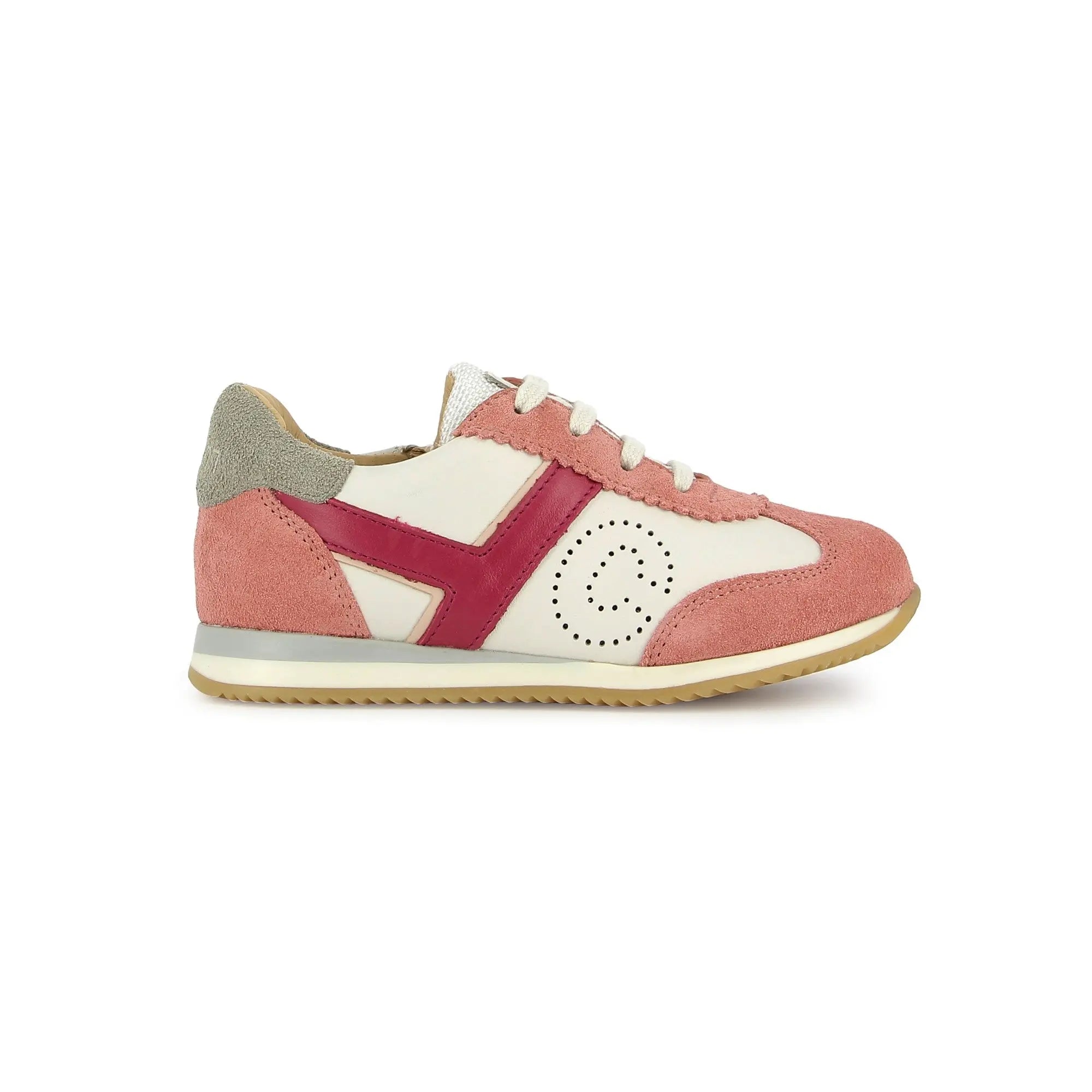 TC 77 - NAPPA-VELOURS - VIEUX ROSE-CREMA - F TARTINE ET CHOCOLAT SOULIERS