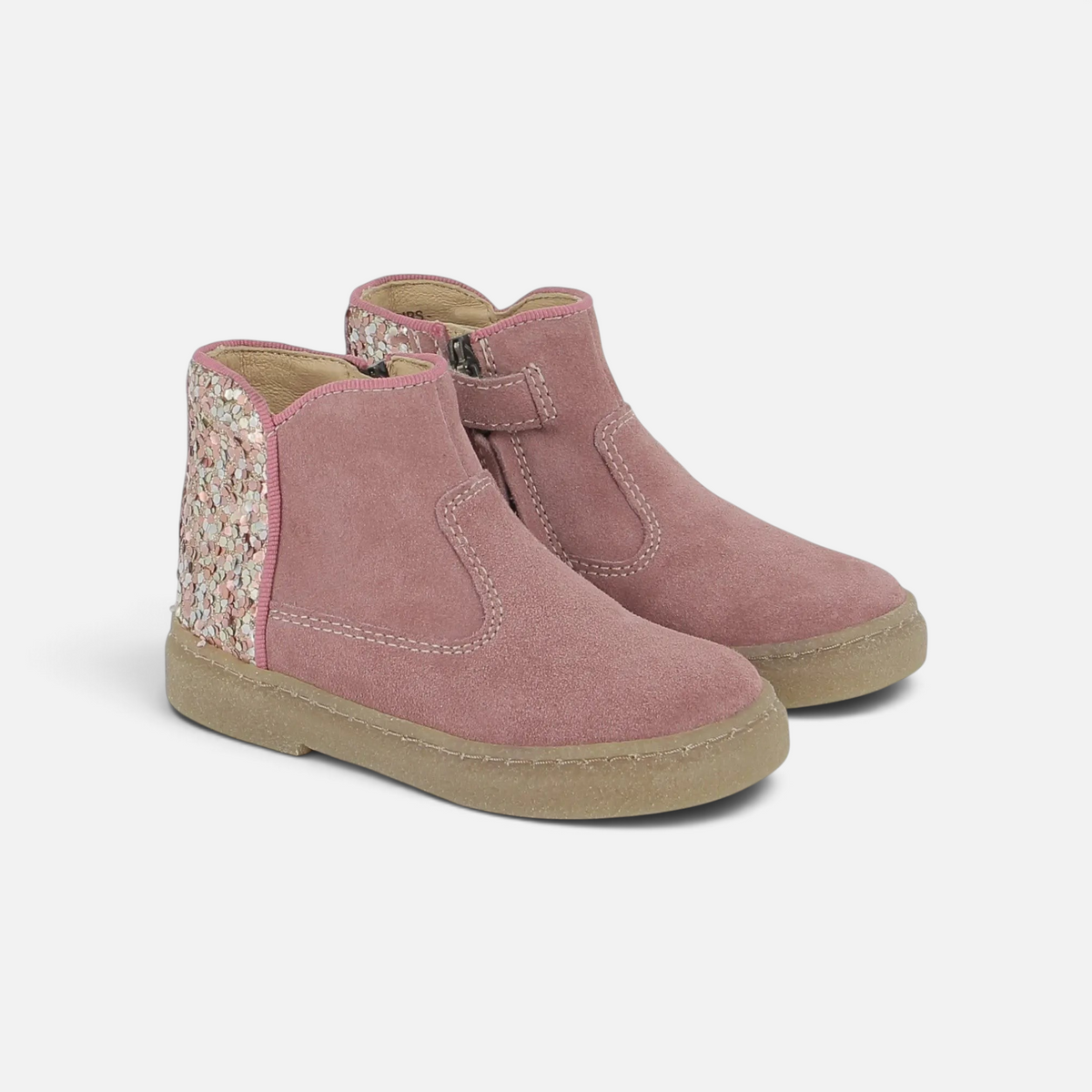 TRIX BACK - GLITTER VELVET - ROSY POM D'API