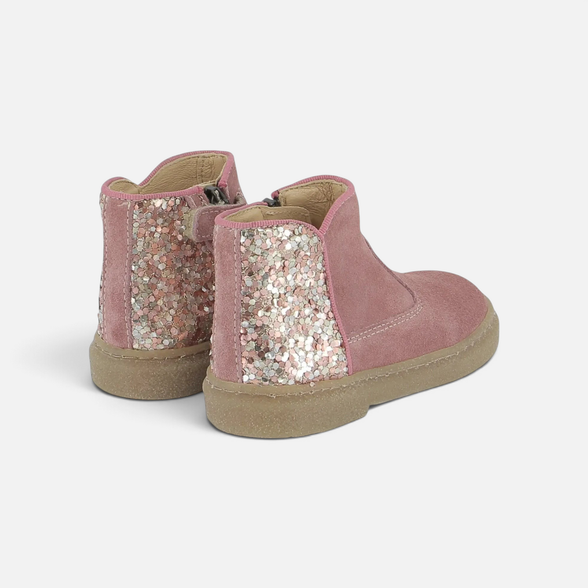 TRIX BACK - GLITTER VELVET - ROSY POM D'API