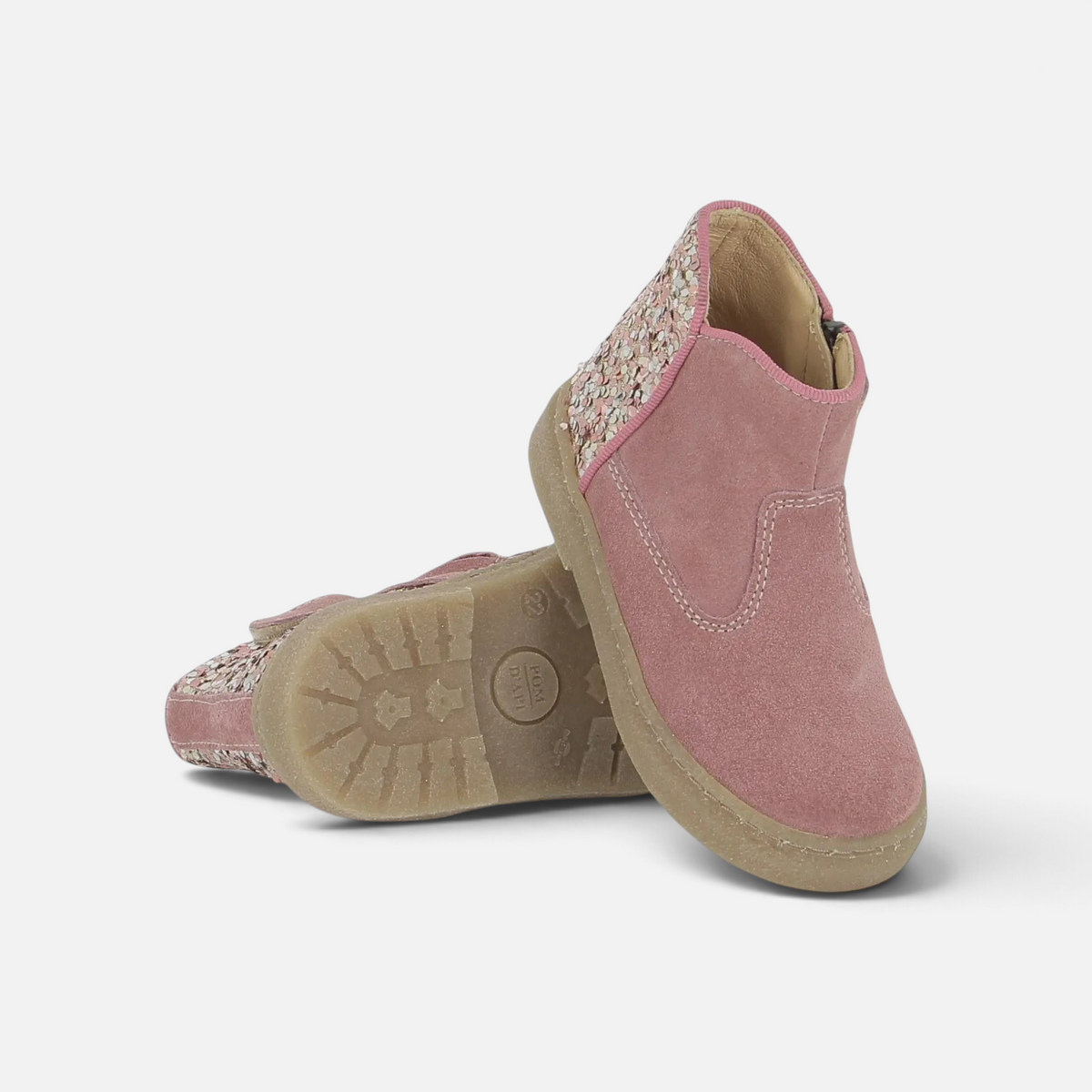 TRIX BACK - GLITTER VELVET - ROSY POM D'API