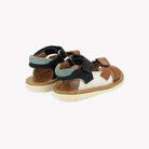 WAFF JIMY - NAPPA-NUBUCK - CUERO-CREMA-MARINE Pom d'Api