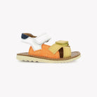 WAFF JIMY - NAPPA-VELOUR - YELLOW-ORANGE-WHITE Pom d'Api