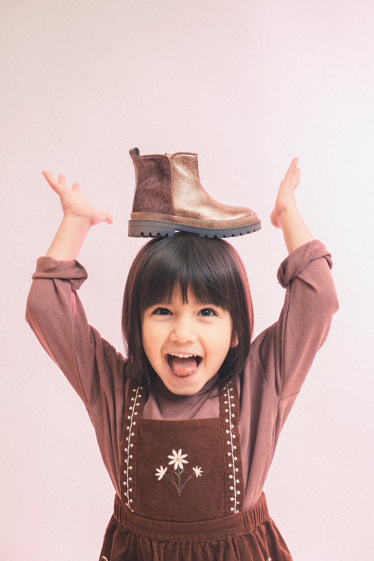 girl wearing ankle boots