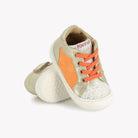 YAKA STAR - LAM MILLED-VEL - PLATINE-ORANGE Pom d'Api