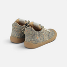Chaussures barefoot Pom d'Api Yaka Walk Arzachena en textile chiné multicolore avec semelle souple et fine