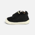 Chaussures barefoot Pom d'Api Yaka Speed en cuir façon poulain noir avec semelle souple et légère
