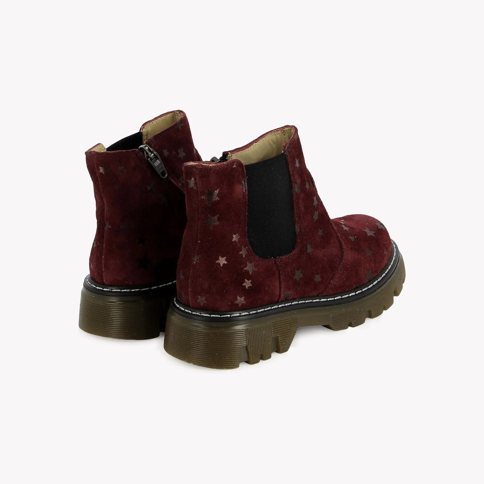 POM D'API  BOOTS & ANKLE BOOTS - CLAP JODZIP SL - STAR - BURGUNDY - Pom d'Api