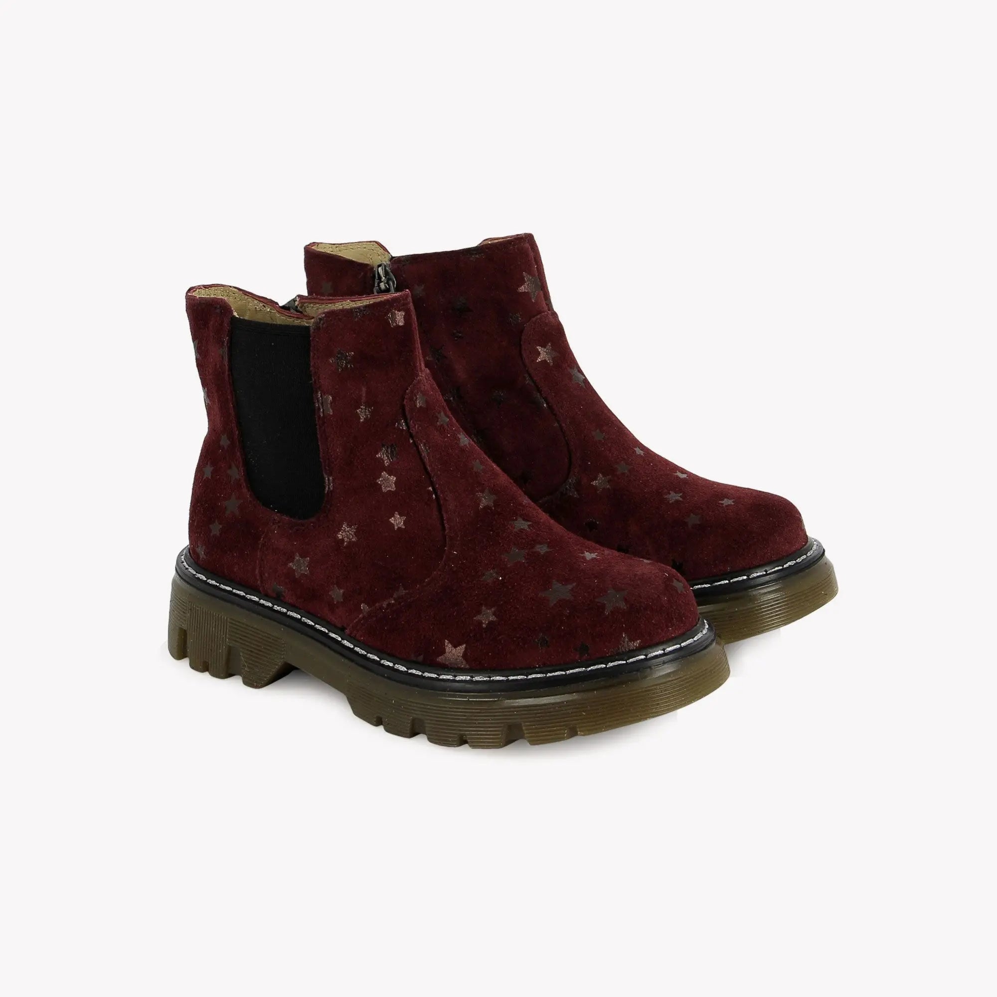 POM D'API  BOOTS & ANKLE BOOTS - CLAP JODZIP SL - STAR - BURGUNDY - Pom d'Api