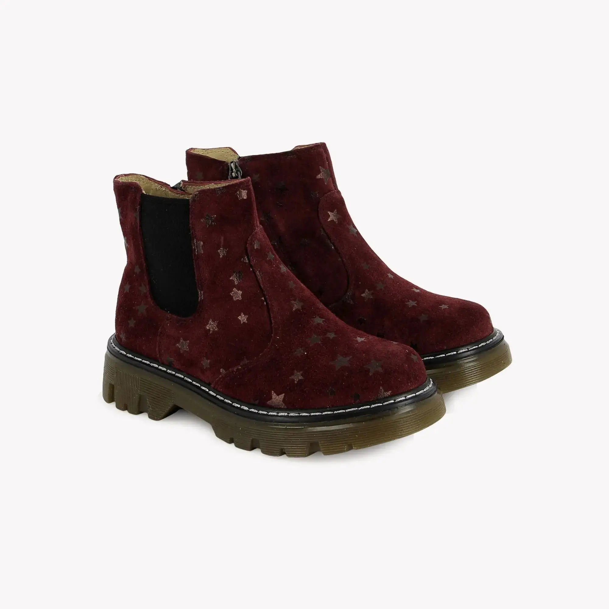 POM D'API - BOOTS & BOTTINES - CLAP JODZIP SL - STAR - BORDEAUX - Pom d'Api