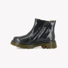 POM D'API  BOOTS & ANKLE BOOTS - CLAP JODZIP SL - METALIC PATENT LEATHER - ANTHRACITE - Pom d'Api