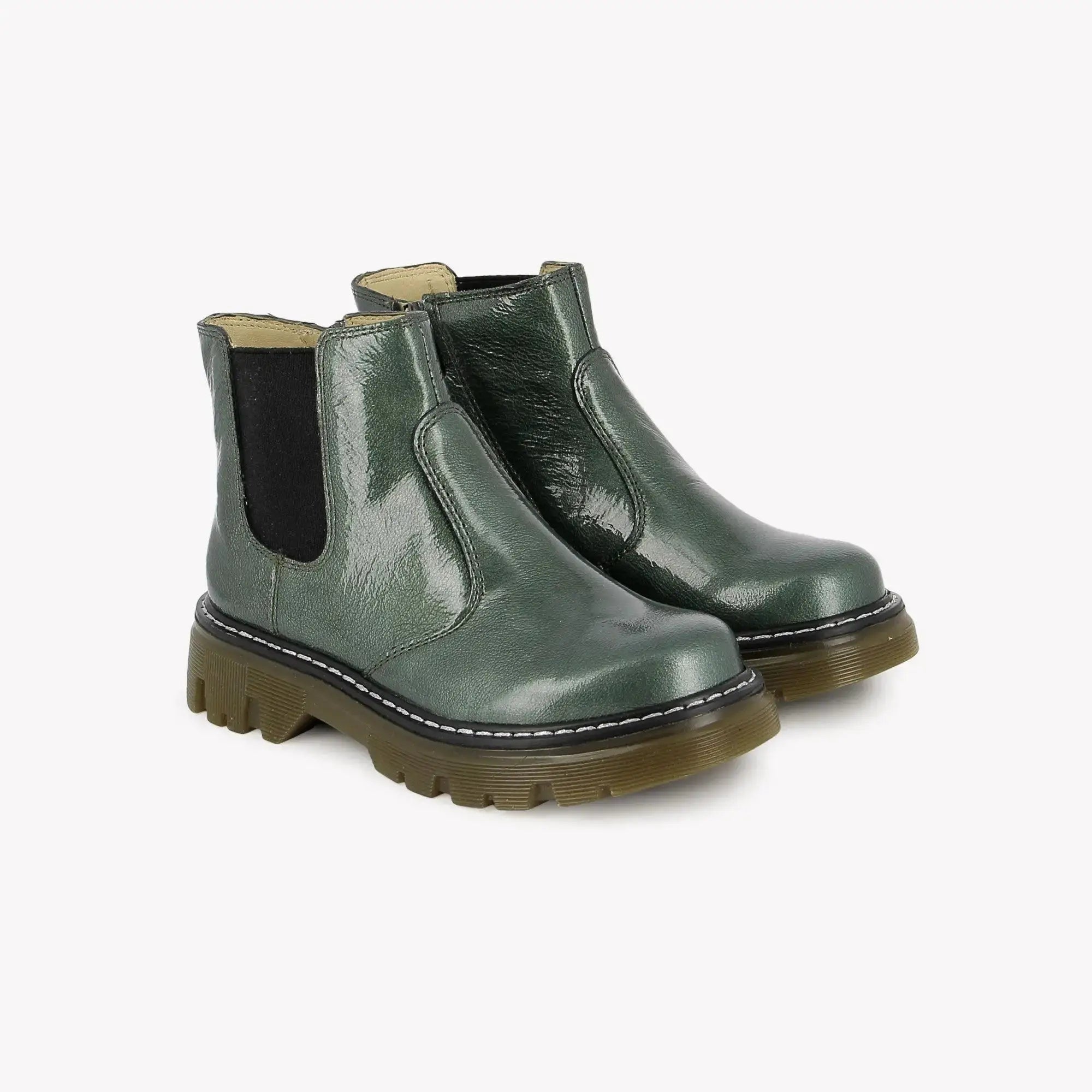 POM D'API - BOOTS & BOTTINES - CLAP JODZIP SL - VERNIS METAL - PIN - Pom d'Api