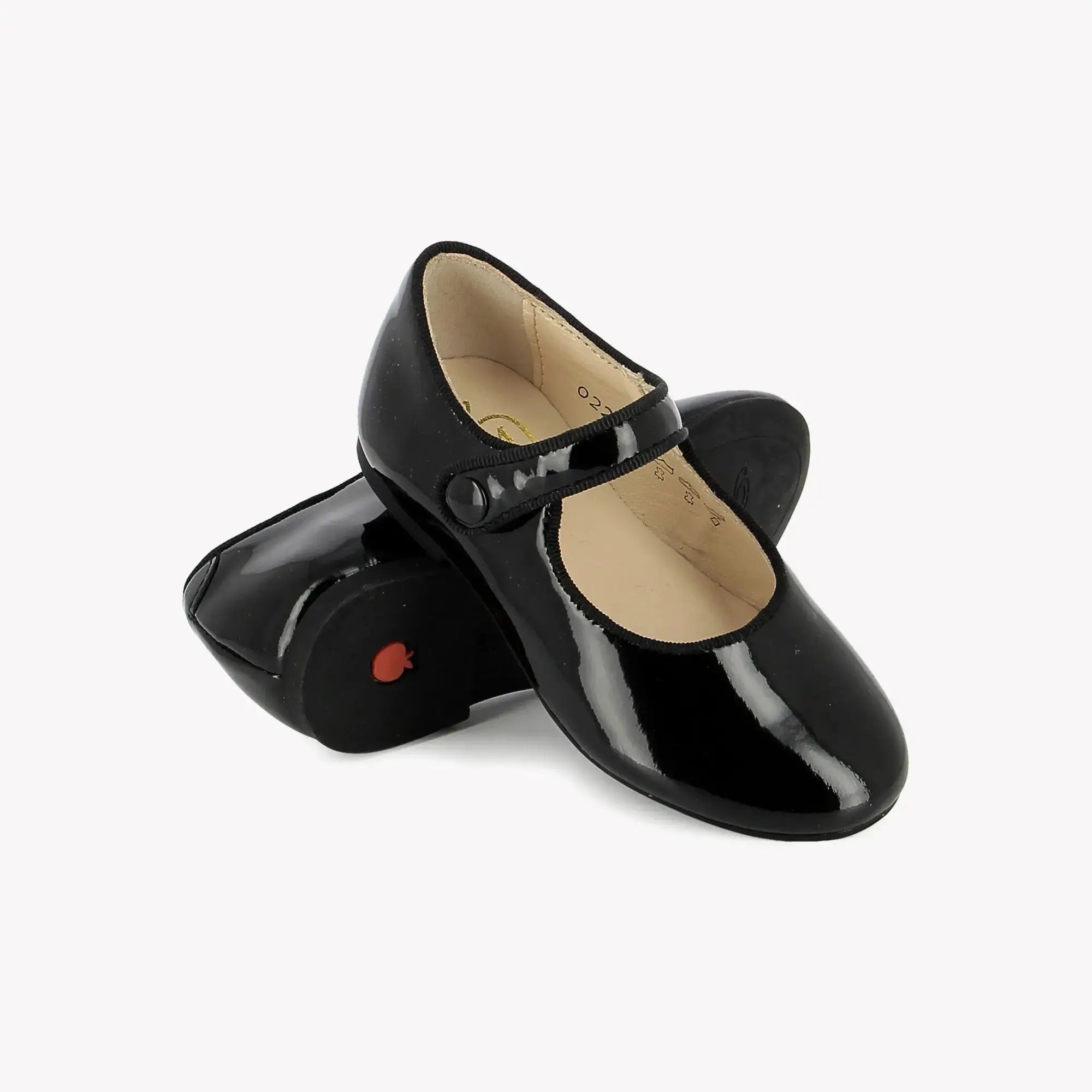 POM D'API - BALLERINES - DAISY BABY - VERNIS - NOIR - Pom d'Api