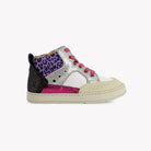 POM D'API  SNEAKERS - MOUSSE BUMP - NAPPA - VELOURS - OFF WHITE - LEO PURPLE - Pom d'Api