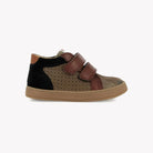 POM D'API  SNEAKERS - EASY PERFO-SCHUIM - OILY VELOURS - KAKI - STONE - Pom d'Api