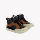 POM D'API - BASKETS - MOUSSE LIZY BUMP - NAPPA - NYLON - MARINE - CAMEL - Pom d'Api