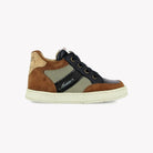 POM D'API  SNEAKERS - MOUSSE RACING - NAPPA - NYLON - MARINE - KAKI - Pom d'Api