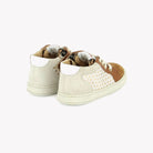 POM D'API  SNEAKERS - MOUSSE ZIP TOP - NAPPA - HAIRY - CARAMEL - LEO - Pom d'Api