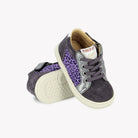 POM D'API  SNEAKERS - MOUSSE ZIP TOP - VELOURS - CLEMATIS - LEO - Pom d'Api