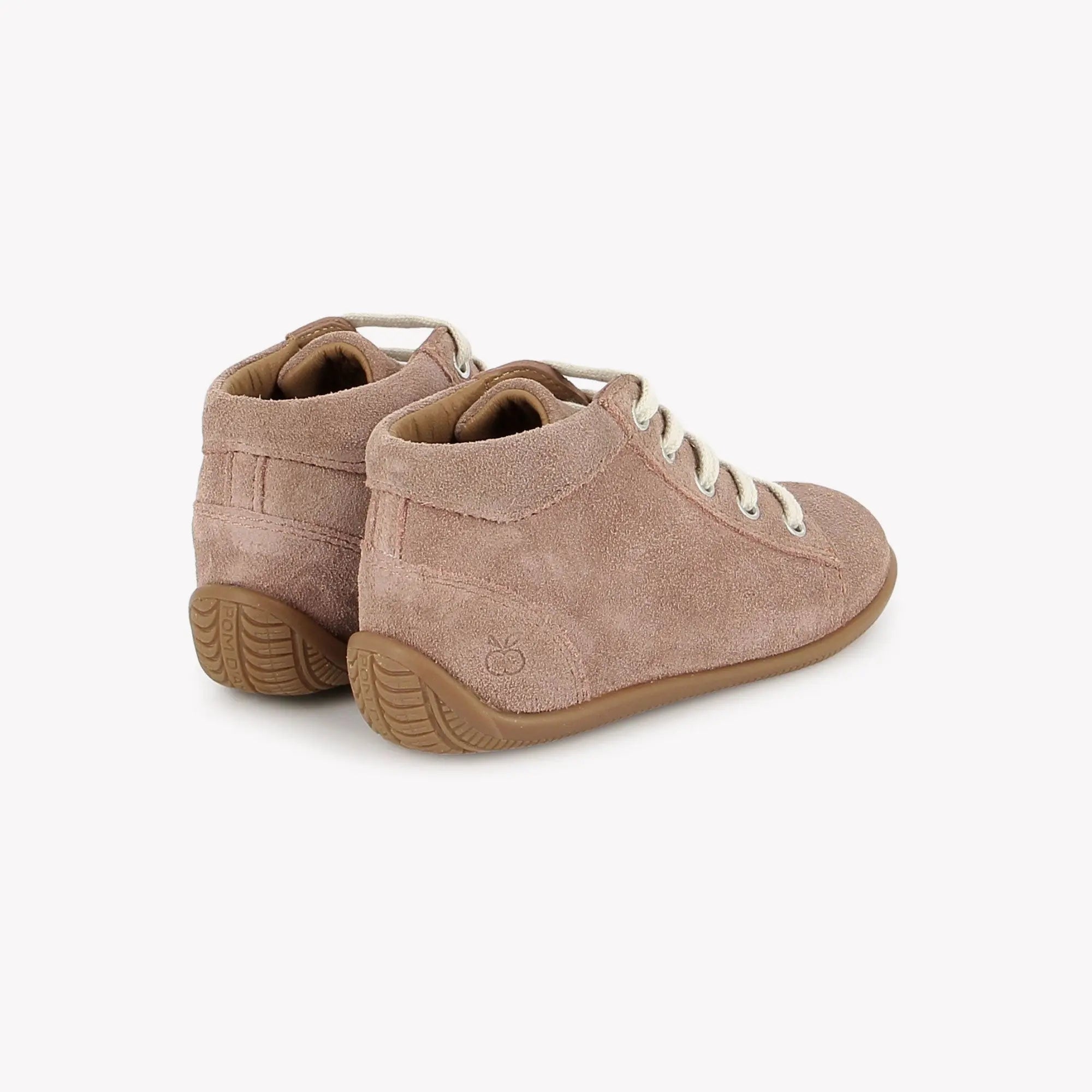 POM D'API  FIRST STEPS - SHOEMI LACE SL - VELVET - BLUSH - Pom d'Api