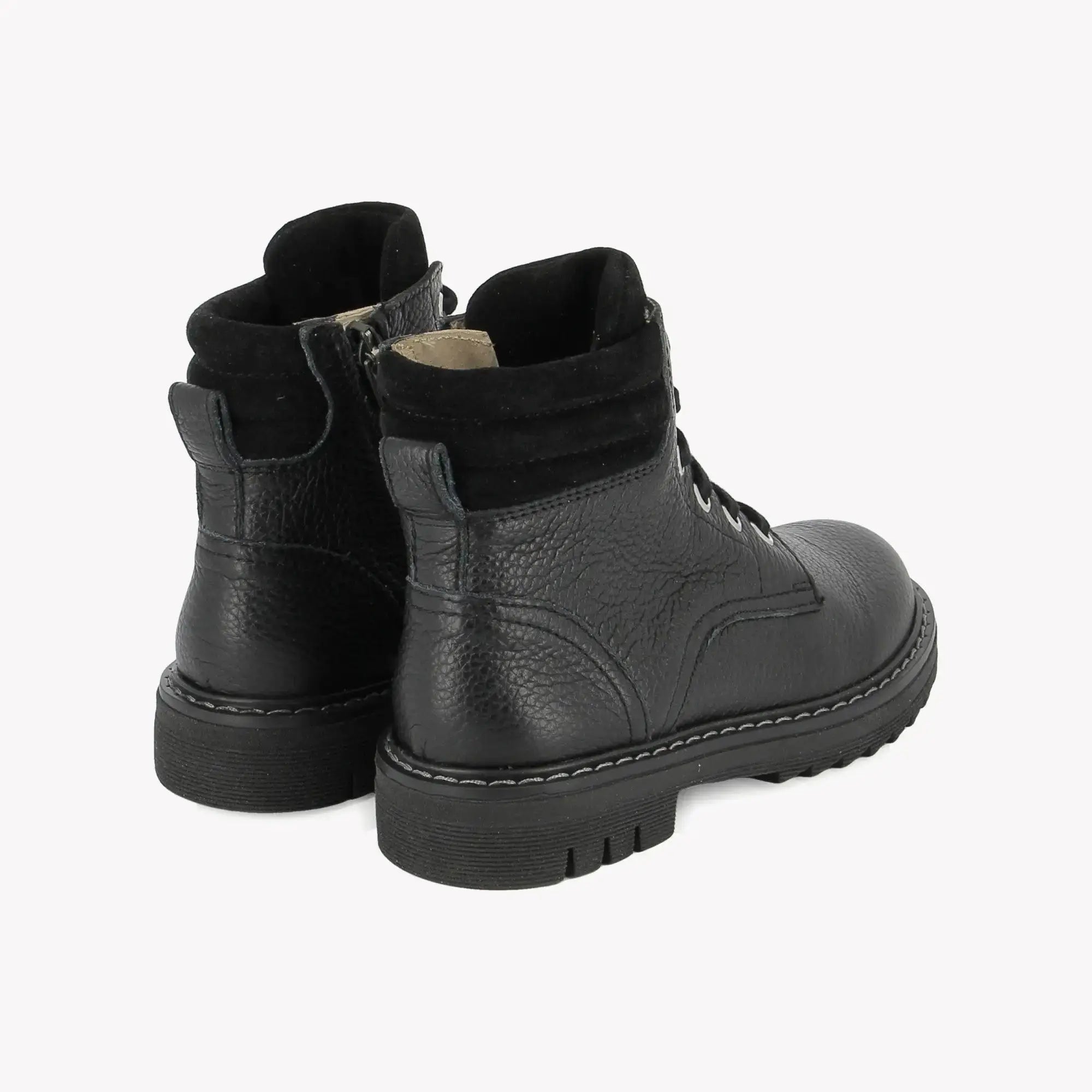 POM D'API - BOOTS & BOTTINES - SID HI BIKE - NAPPA GRAINE - BLACK - Pom d'Api