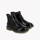 POM D'API - BOOTS & BOTTINES - SID JOD ZIP FUR - VERNIS - NOIR - Pom d'Api