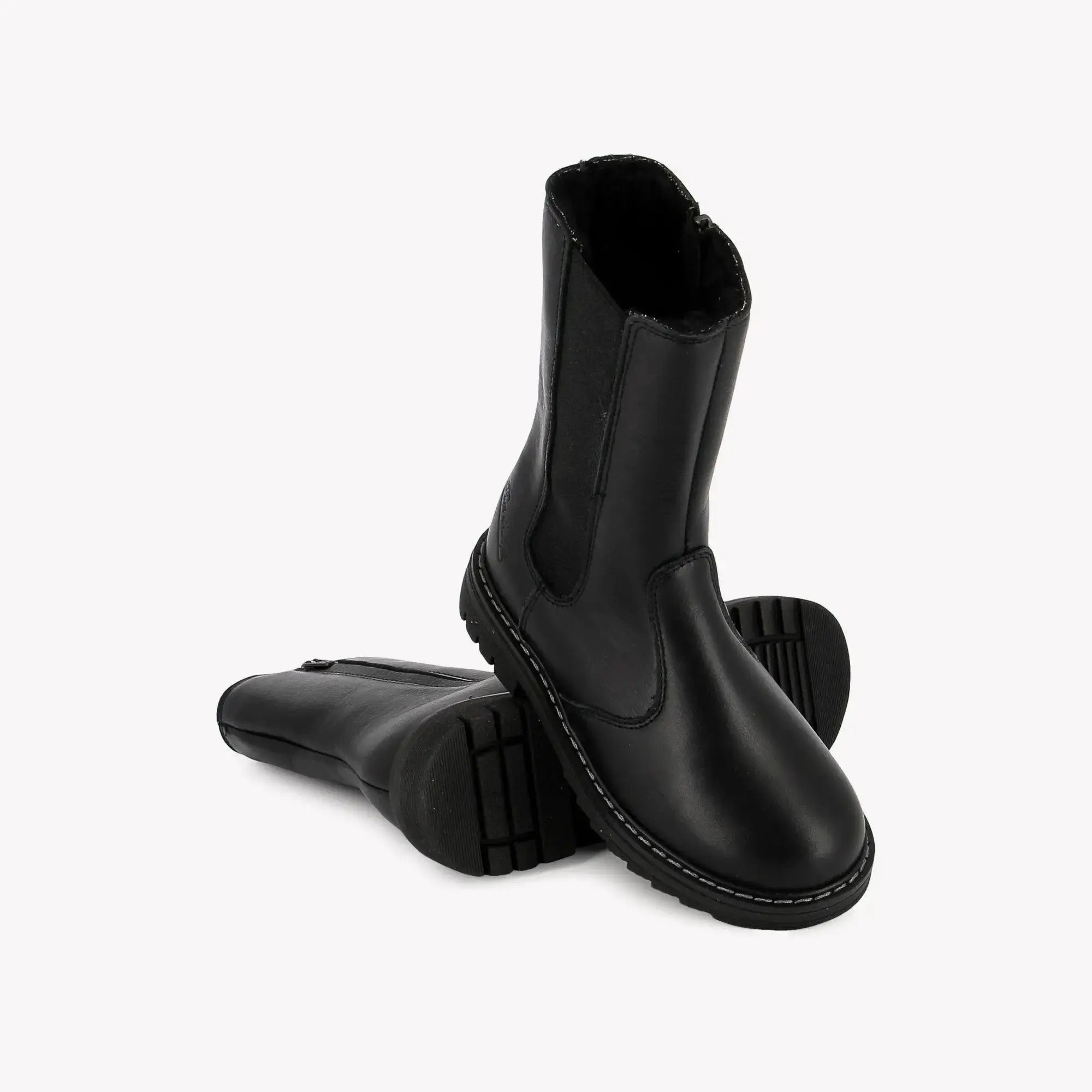 POM D'API - BOOTS & BOTTINES - SID MID FUR - NAPPA - NOIR - Pom d'Api