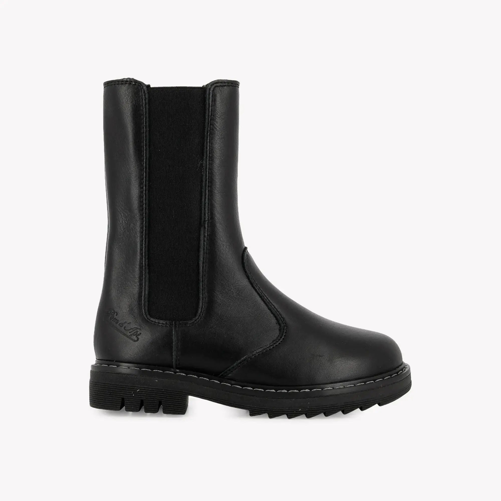 POM D'API - BOOTS & BOTTINES - SID MID FUR - NAPPA - NOIR - Pom d'Api