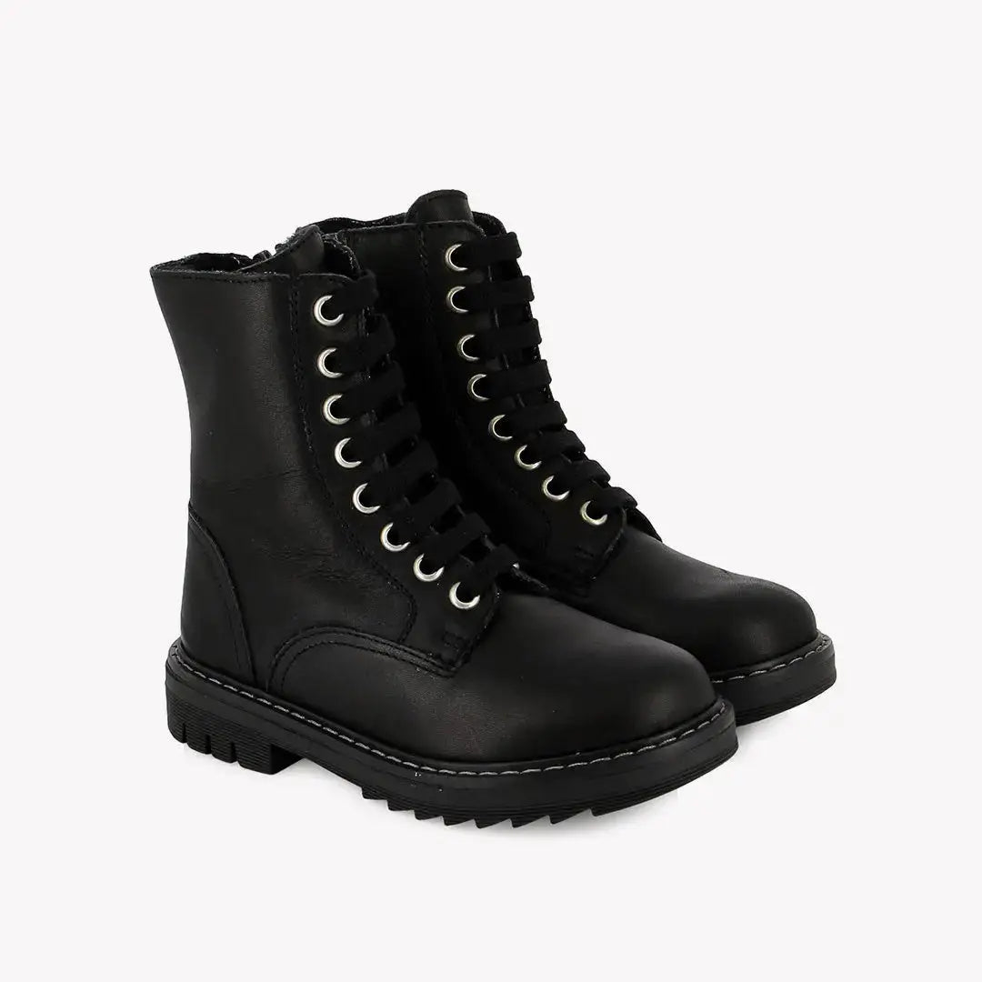 POM D'API - BOOTS & BOTTINES - SID RANGER FUR - NAPPA - NOIR - Pom d'Api