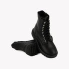 POM D'API  BOOTS & ANKLE BOOTS - SID RANGER FUR - NAPPA - BLACK - Pom d'Api