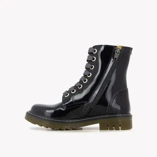 POM D'API - BOOTS & BOTTINES - SID RANGER - VERNIS - NOIR - Pom d'Api