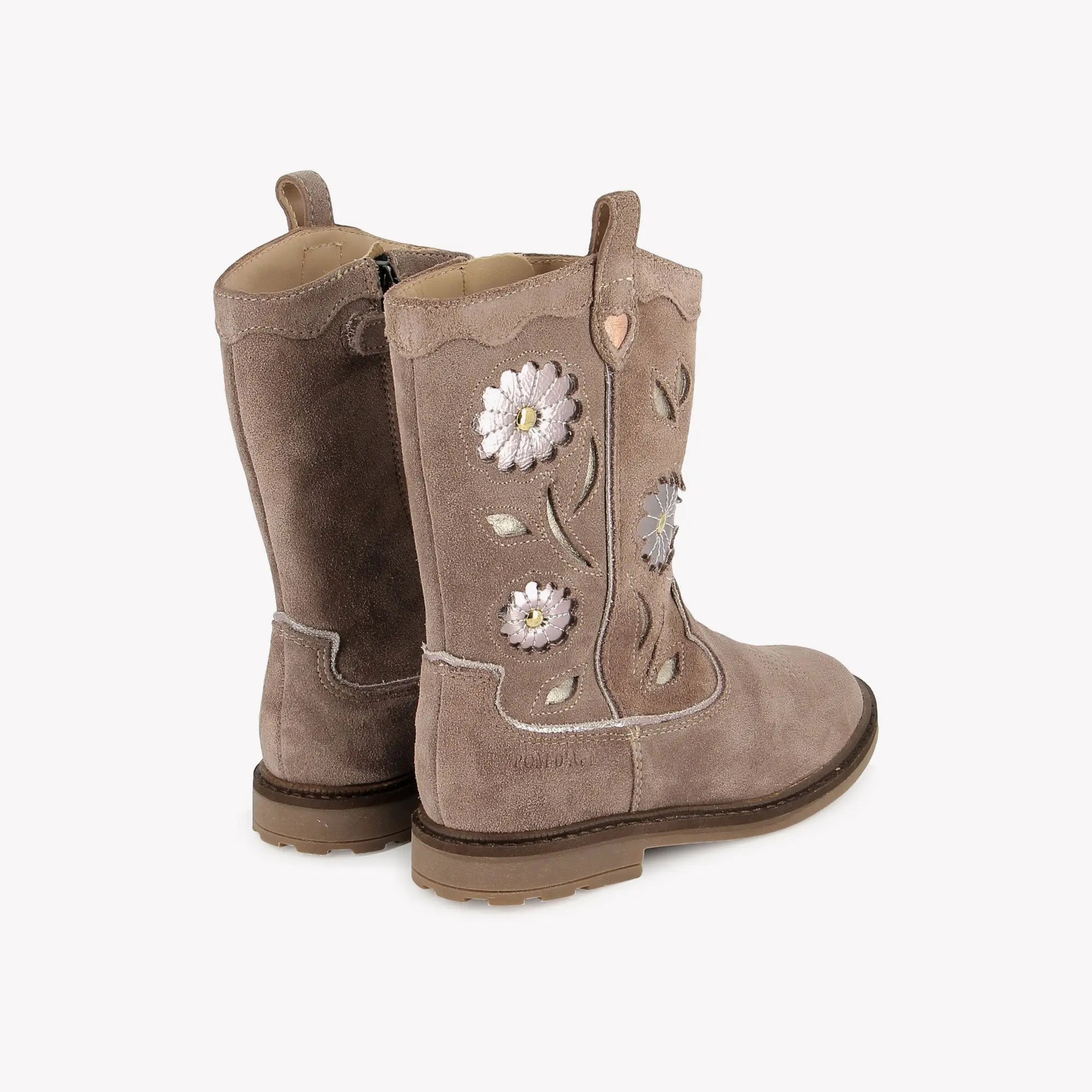 POM D'API  BOOTS & ANKLE BOOTS - SISTER WENDY FLO - VELVET - DUSKY PINK - Pom d'Api