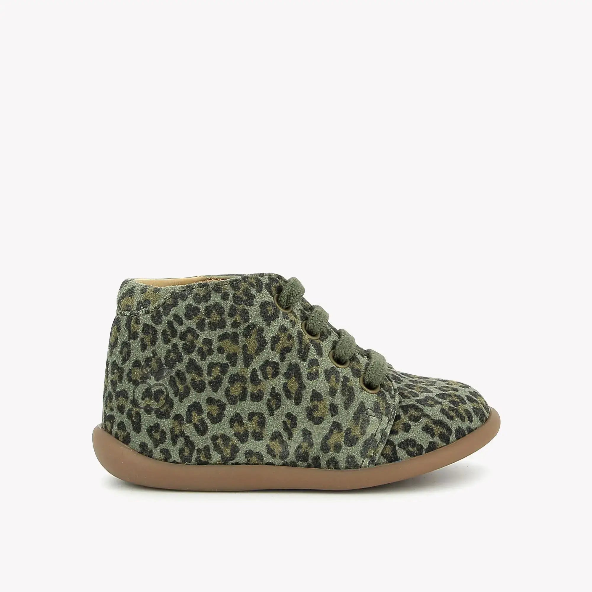 POM D'API  FIRST STEPS - STAND-UP BOOT - LEO LINCE - HEDGE GREEN - Pom d'Api