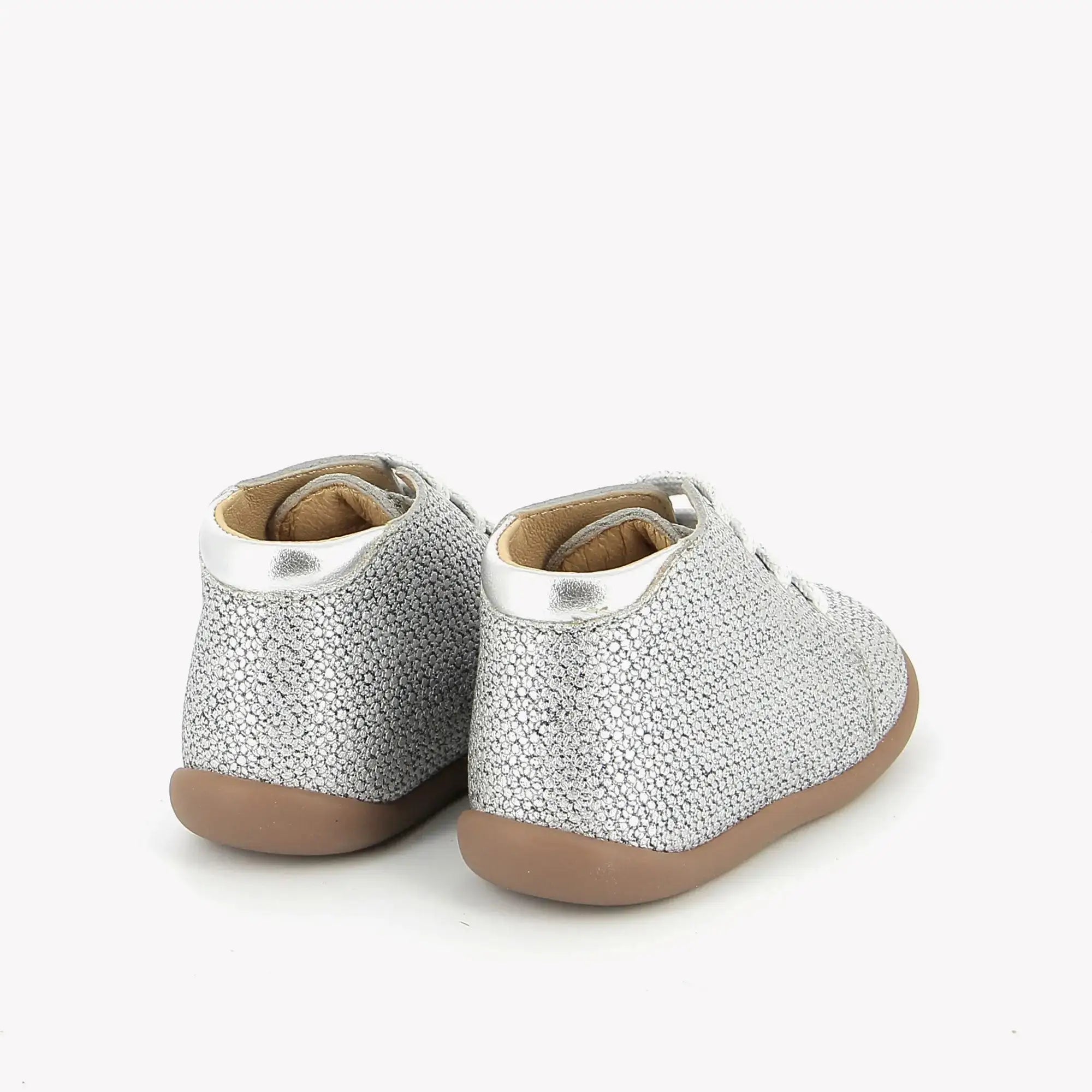 POM D'API  FIRST STEPS - STAND-UP BOOT - MARGHERITA - SILVER - Pom d'Api