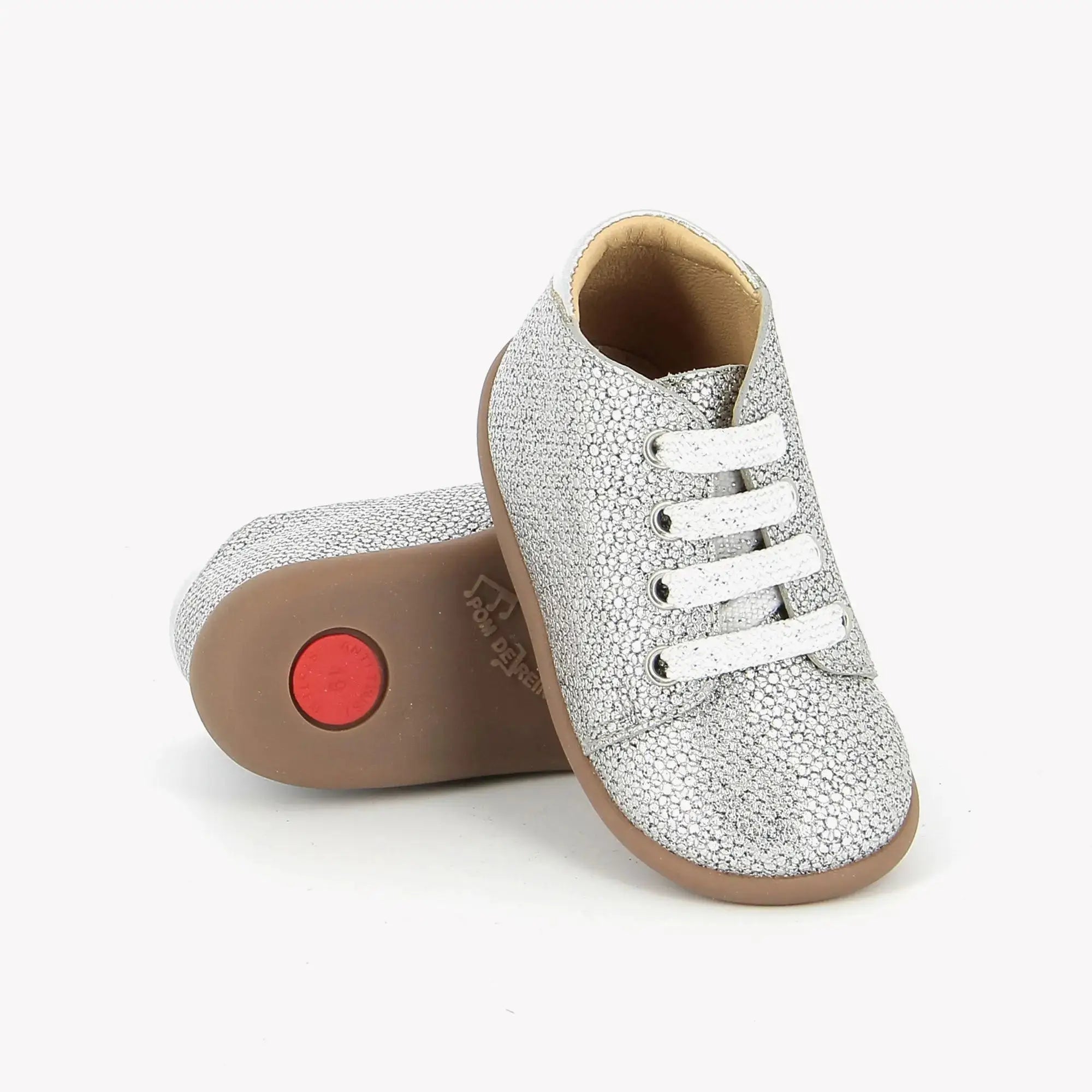 POM D'API  FIRST STEPS - STAND-UP BOOT - MARGHERITA - SILVER - Pom d'Api