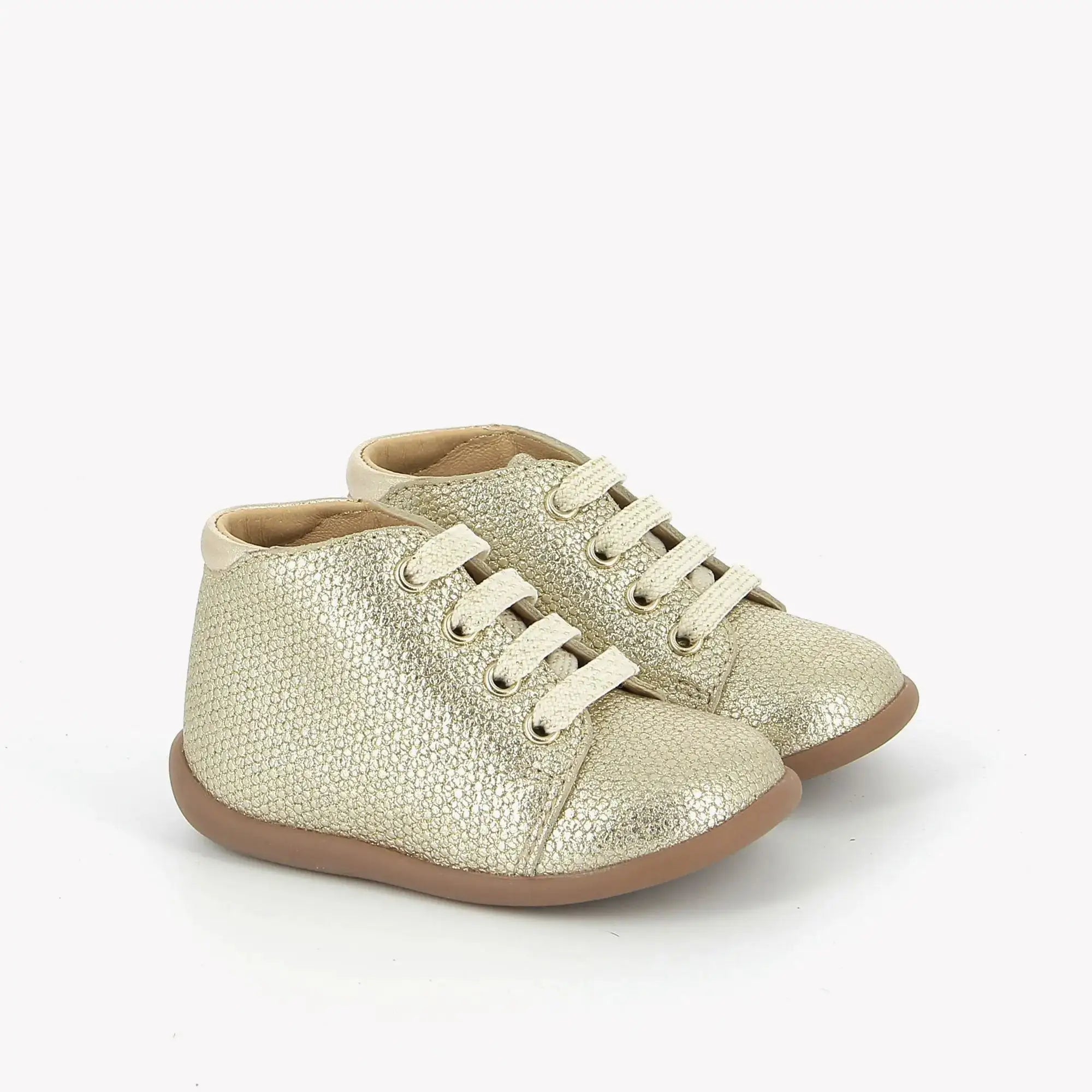 POM D'API  FIRST STEPS - STAND-UP BOOT - MARGHERITA - PLATINUM - Pom d'Api