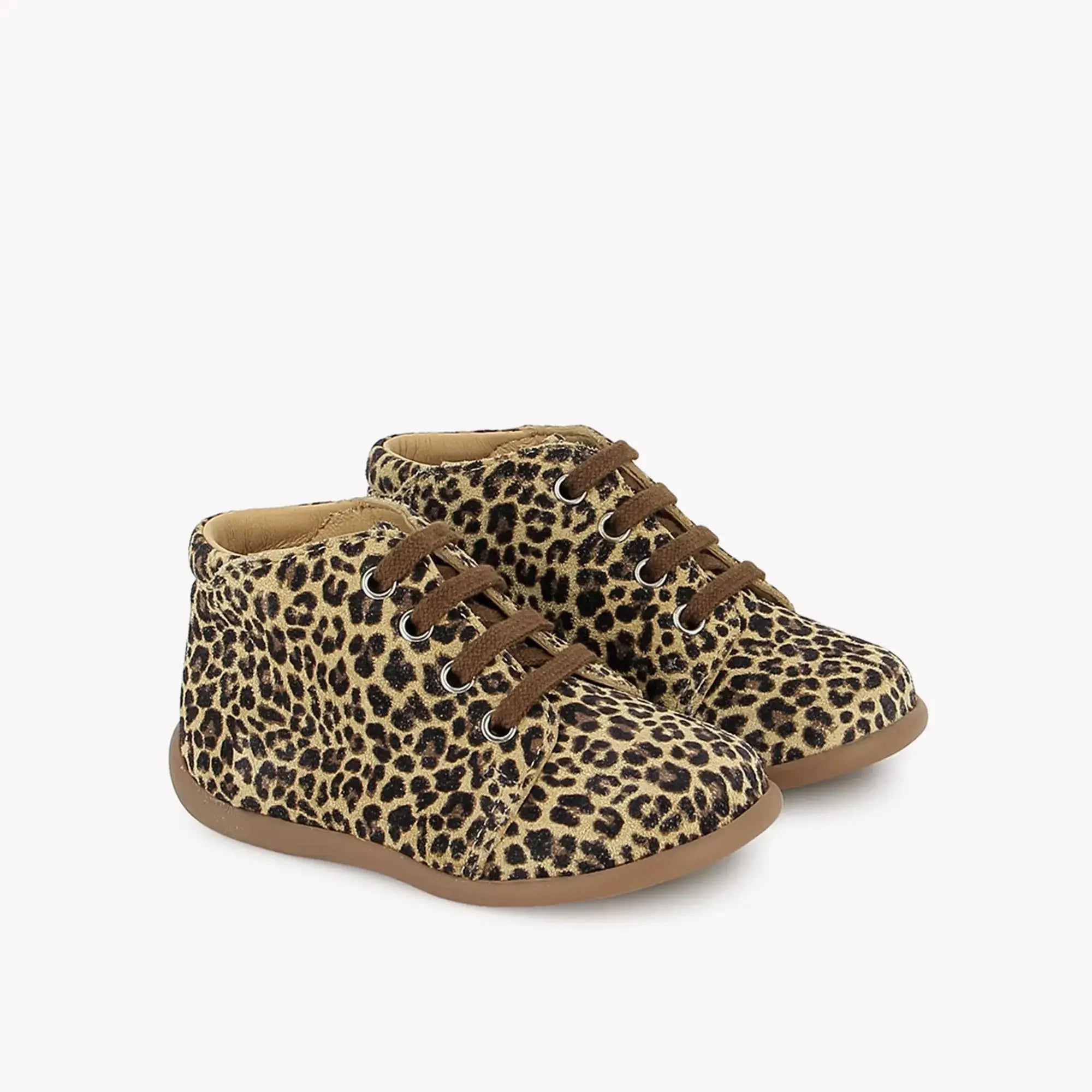 POM D'API  FIRST STEPS - STAND-UP BOOT - MINI LEO - SAHARA - Pom d'Api