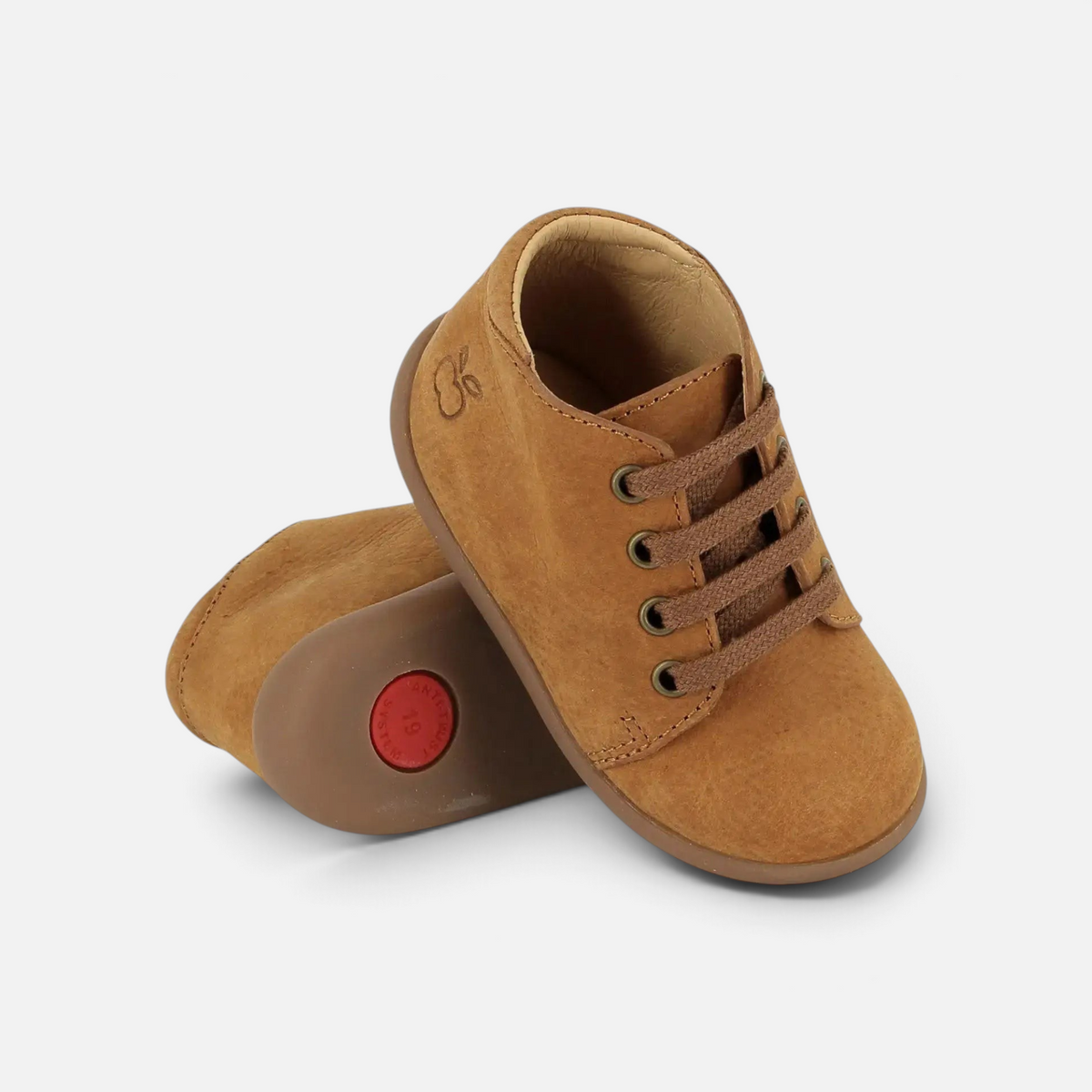 PREMIERS PAS en - STAND-UP BOTTINE - NUBUCK - CAMEL