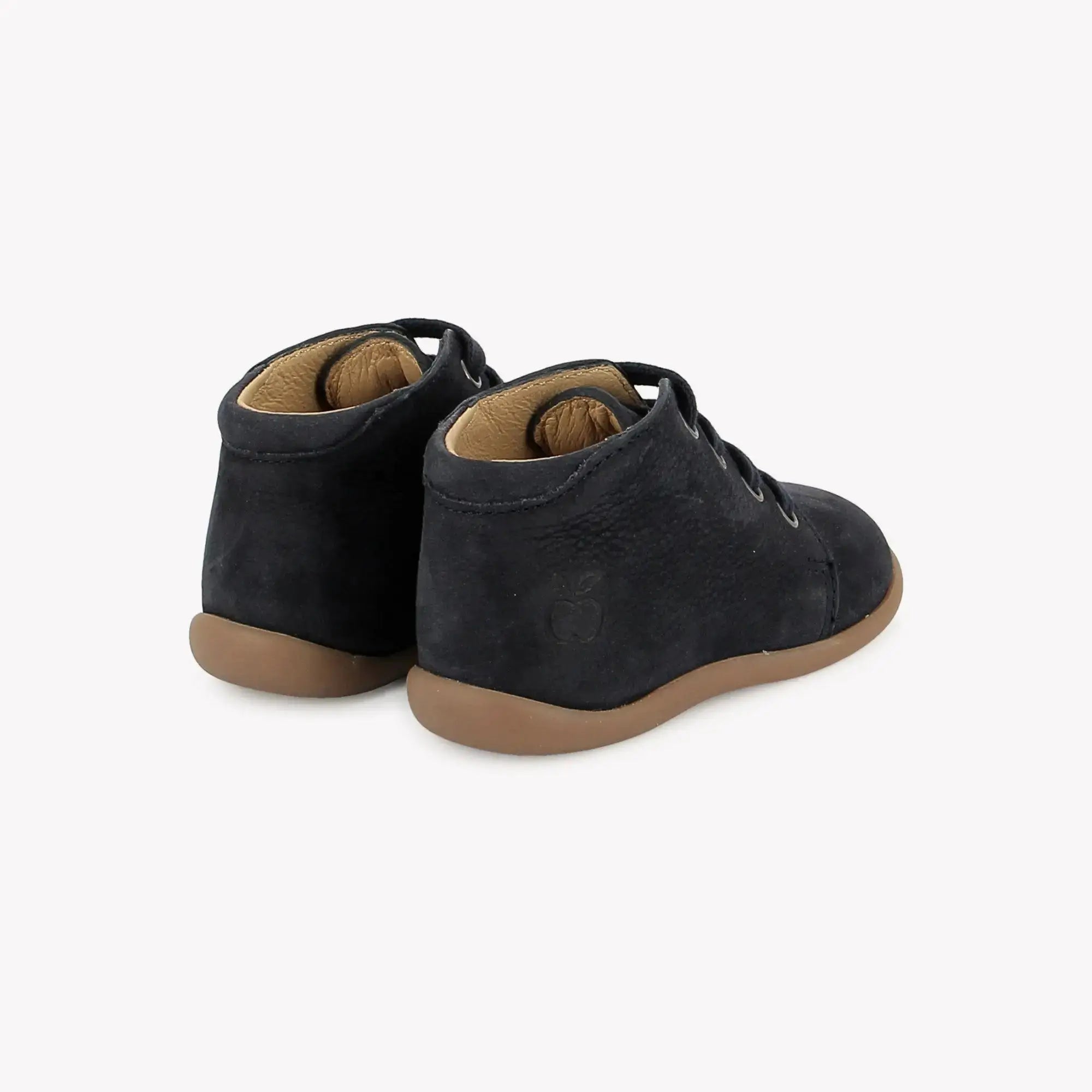 POM D'API  FIRST STEPS - STAND-UP BOOT - NUBUCK - NAVY - Pom d'Api