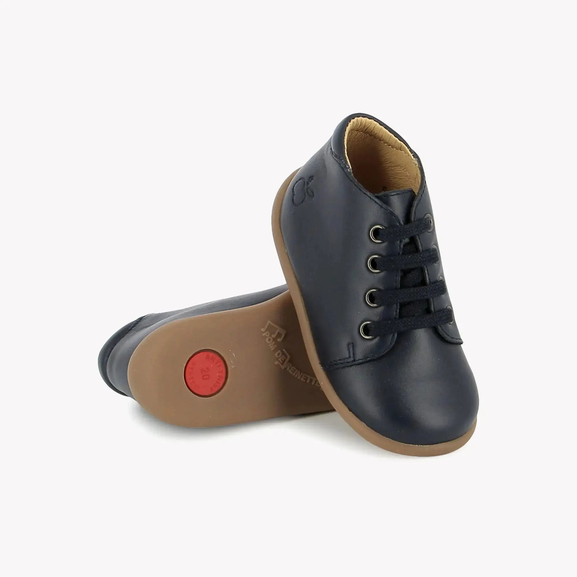 POM D'API  FIRST STEPS - STAND-UP BOOT - SOFTY - NAVY - Pom d'Api