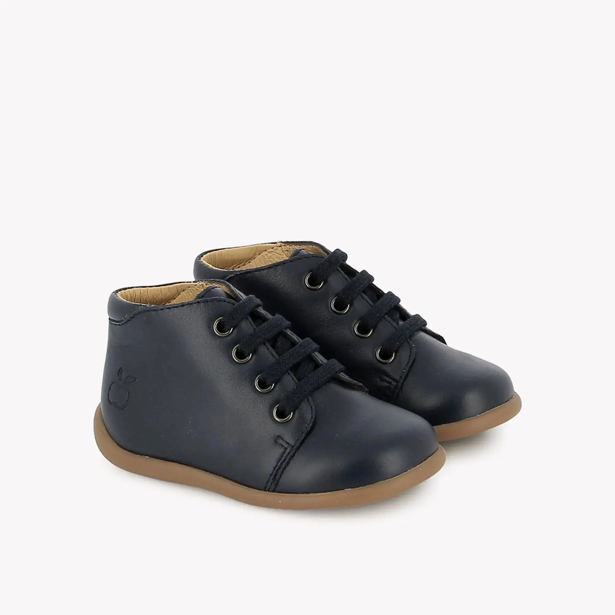 POM D'API  FIRST STEPS - STAND-UP BOOT - SOFTY - NAVY - Pom d'Api