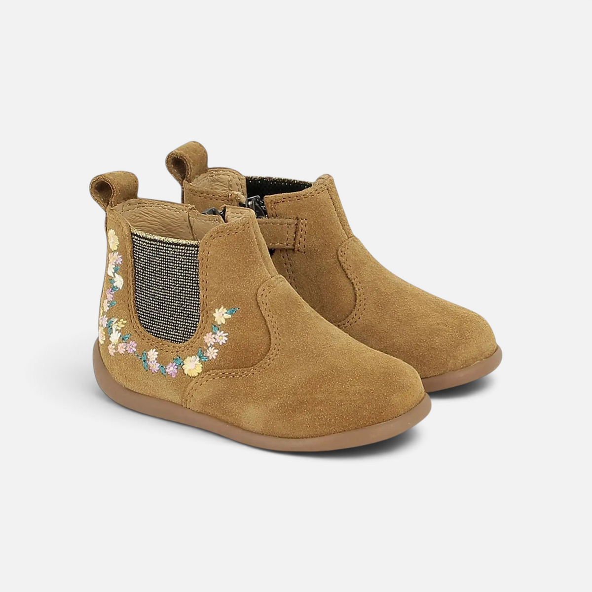 PREMIERS PAS en - STAND-UP JOD BROD - VELOURS - CAMEL