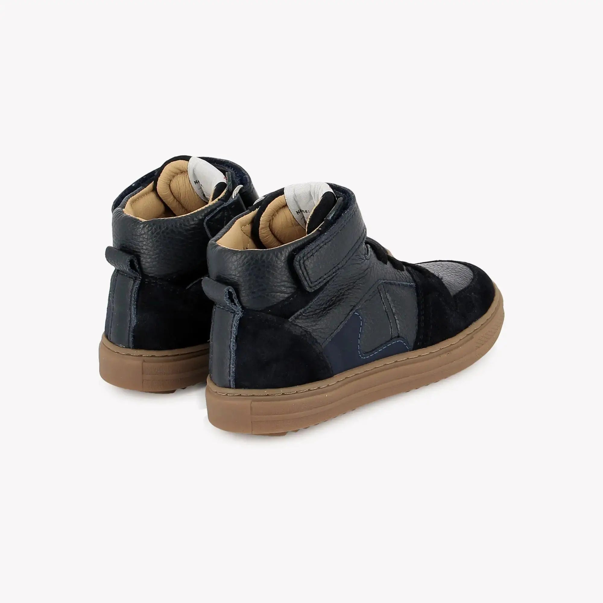 POM D'API  SNEAKERS - SWAG EASY STRAP - NAPPA GRAINE - VE - NAVY - Pom d'Api