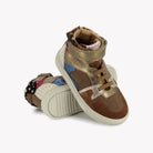 POM D'API - BASKETS - SWAG EASY STRAP - NAPPA - LAMINATO - BROWN - MULTI - Pom d'Api