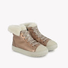 POM D'API  SNEAKERS - SWAG ZIP FUR - LAMINATO - COPPER - Pom d'Api