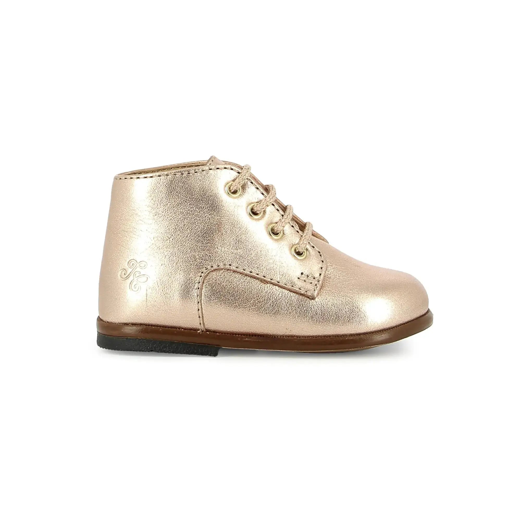 TARTINE ET CHOCOLAT SOULIERS - BOOTS & BOTTINES - TC 1 DERBY - LAMINATO - COPPER - Pom d'Api