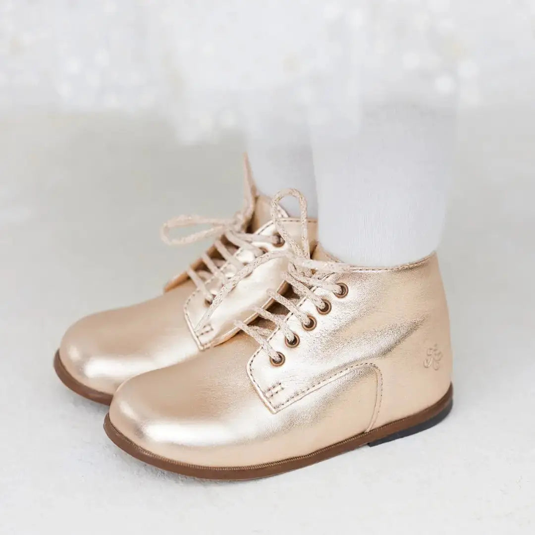 TARTINE ET CHOCOLAT SOULIERS - BOOTS & BOTTINES - TC 1 DERBY - LAMINATO - COPPER - Pom d'Api