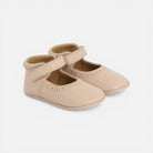 SCHLIPPSCHUHE aus TC 15 EASY BABY – GLATTES LEDER – PUDER