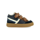 TARTINE ET CHOCOLAT SOULIERS - BASKETS - TC 17 HI EASY - NAPPA - NAVY - WHITE - CAMEL - Pom d'Api